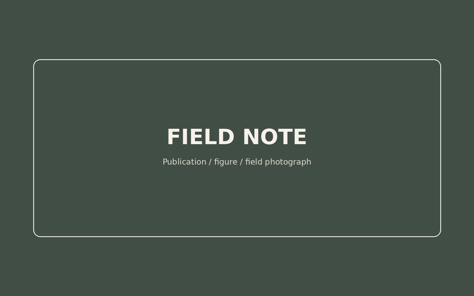 Field Note image
